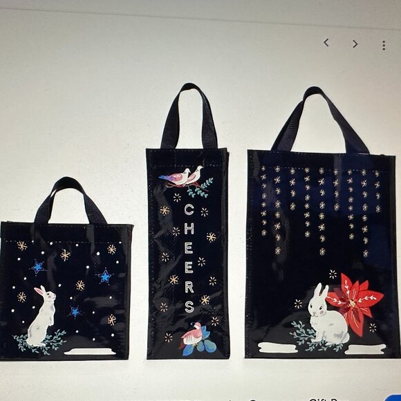 VERA BRADLEY 3-PIECE MARKET TOTE SET:NWT WINTER FOREST - Picture 2 of 4